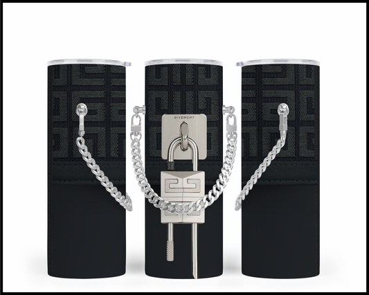 Designer Handbag Inspired Chain Tumbler (001)