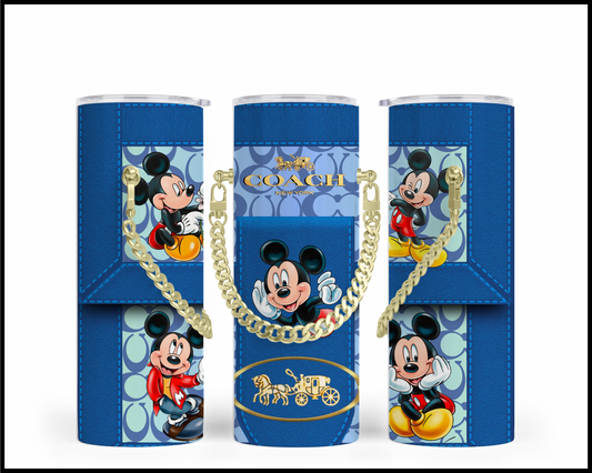 Designer Handbag Inspired Chain Tumbler (177)