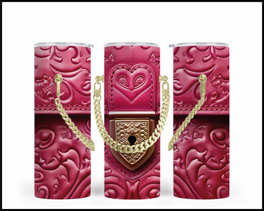 Designer Handbag Inspired Chain Tumbler (145)