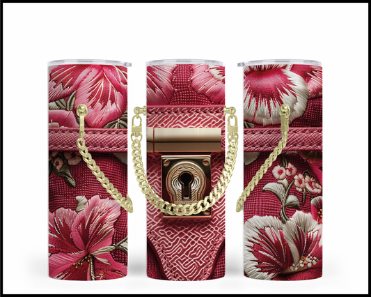 Designer Handbag Inspired Chain Tumbler (151)