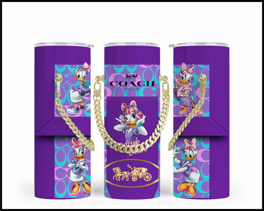 Designer Handbag Inspired Chain Tumbler (180)