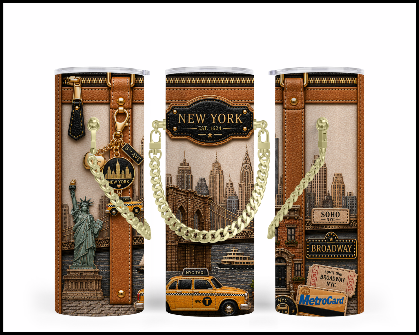 New York Chain Tumbler (3120)
