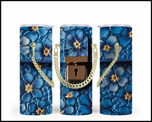 Designer Handbag Inspired Chain Tumbler (112)