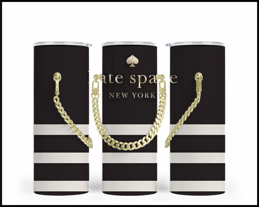 Designer Handbag Inspired Chain Tumbler (020)