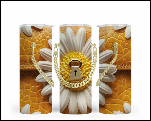 Designer Handbag Inspired Chain Tumbler (116)