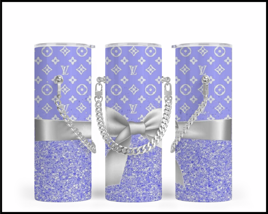 Designer Handbag Inspired Chain Tumbler (071)