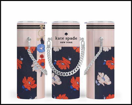 Designer Handbag Inspired Chain Tumbler (013)