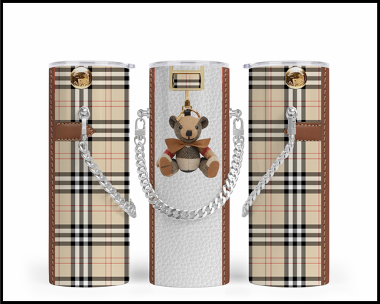 Designer Handbag Inspired Chain Tumbler (006)