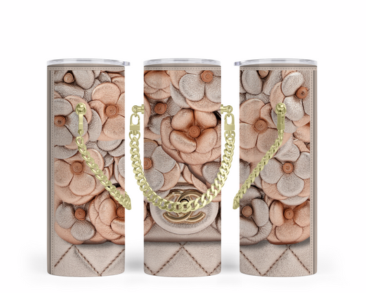 Chanel Handbag Inspired Chain Tumbler (002)