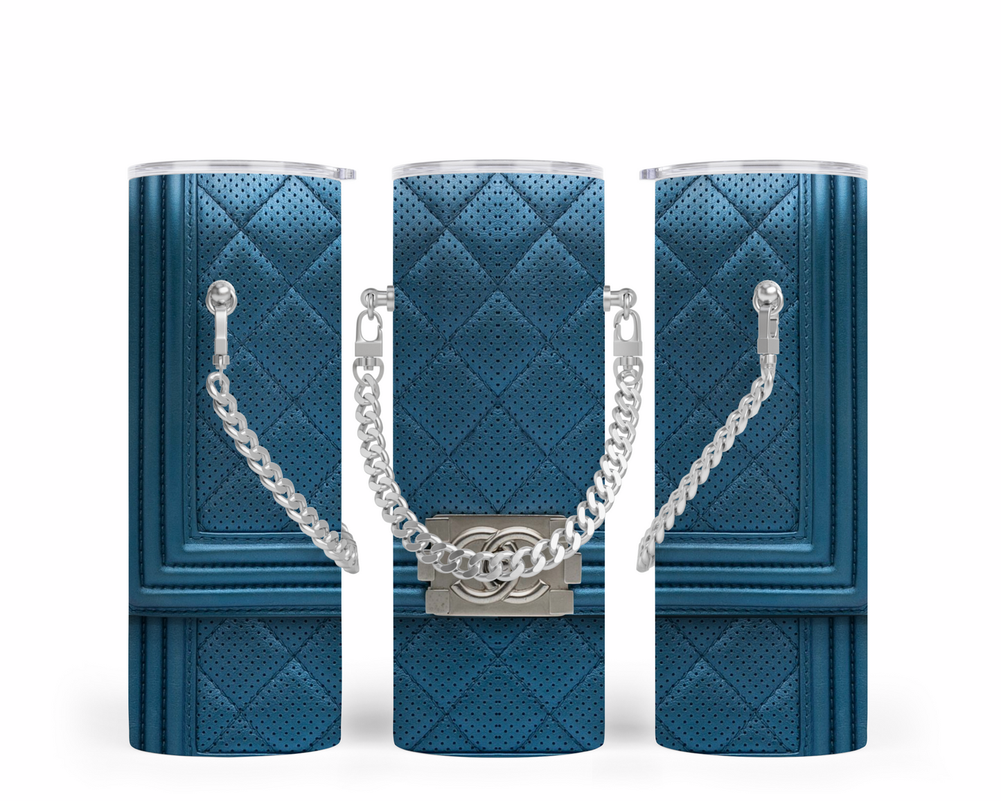 Chanel Handbag Inspired Chain Tumbler (004)