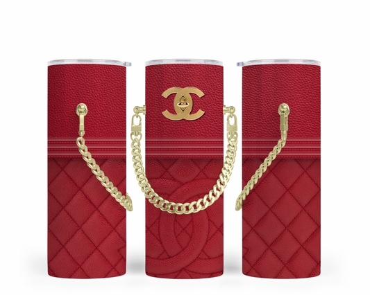 Chanel Handbag Inspired Chain Tumbler (005)