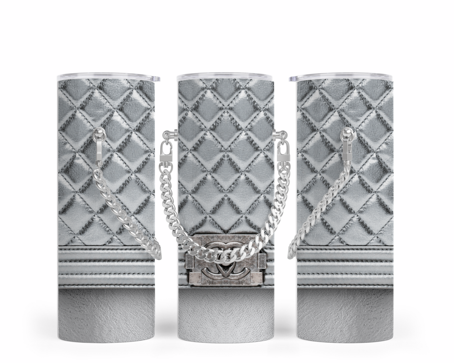 Chanel Handbag Inspired Chain Tumbler (007)