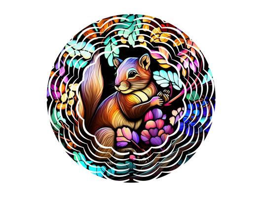 Chipmunk Wind Spinner