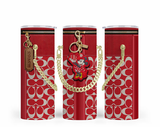 Coach Handbag Inspired Chain Tumbler (029)