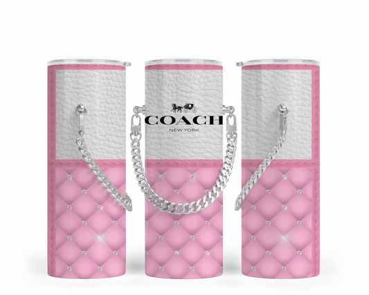 Coach Handbag Inspired Chain Tumbler (116)