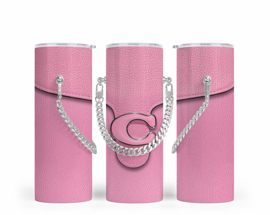 Coach Handbag Inspired Chain Tumbler (186)