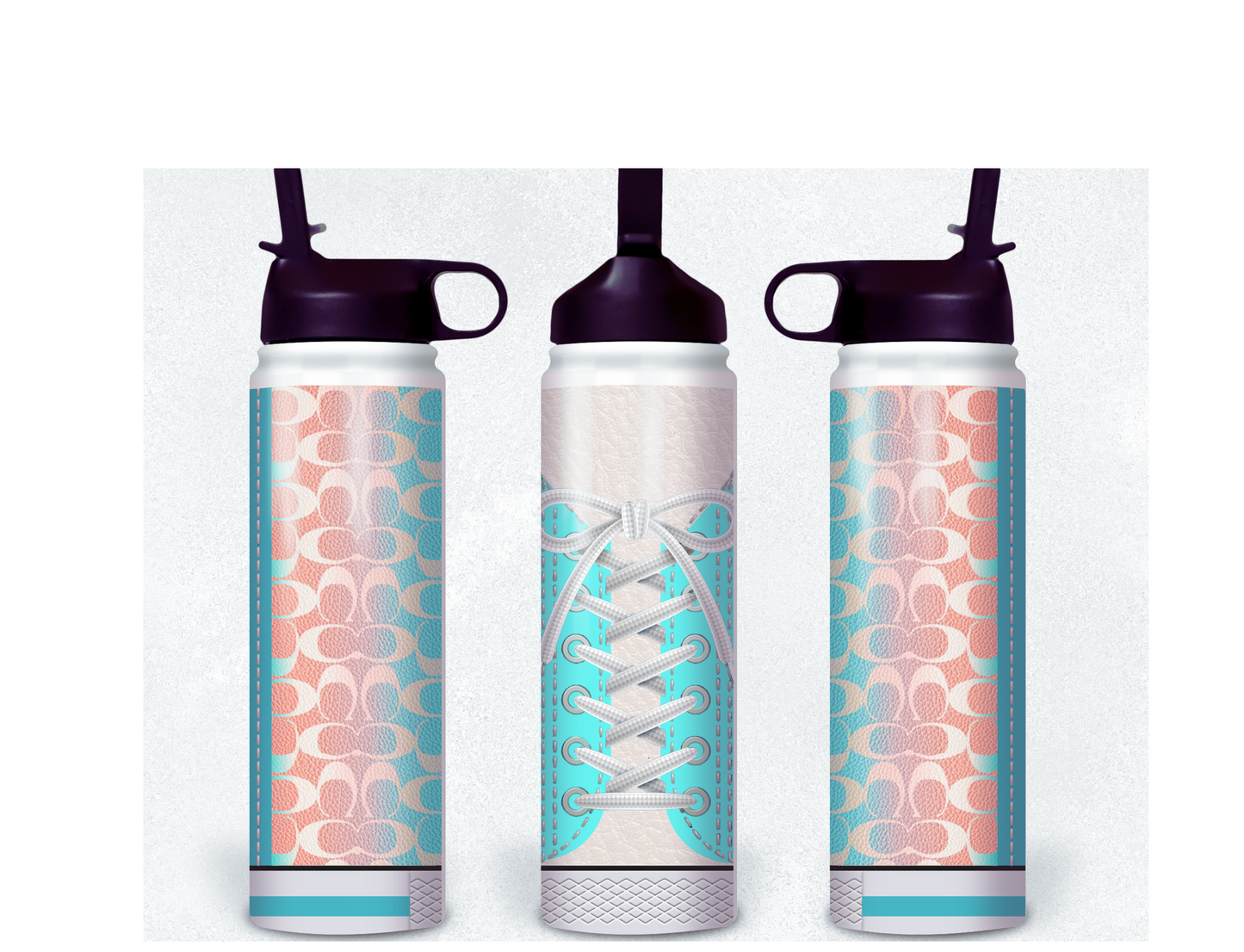 Coach Inspired Teal (Shoe Inspired Tumbler)