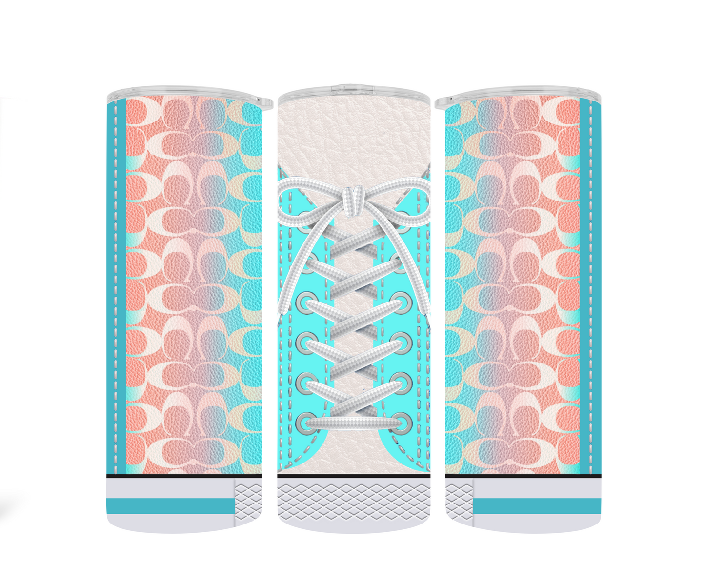 Coach Inspired Teal (Shoe Inspired Tumbler)