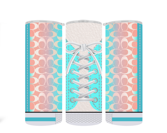 Coach Inspired Teal (Shoe Inspired Tumbler)