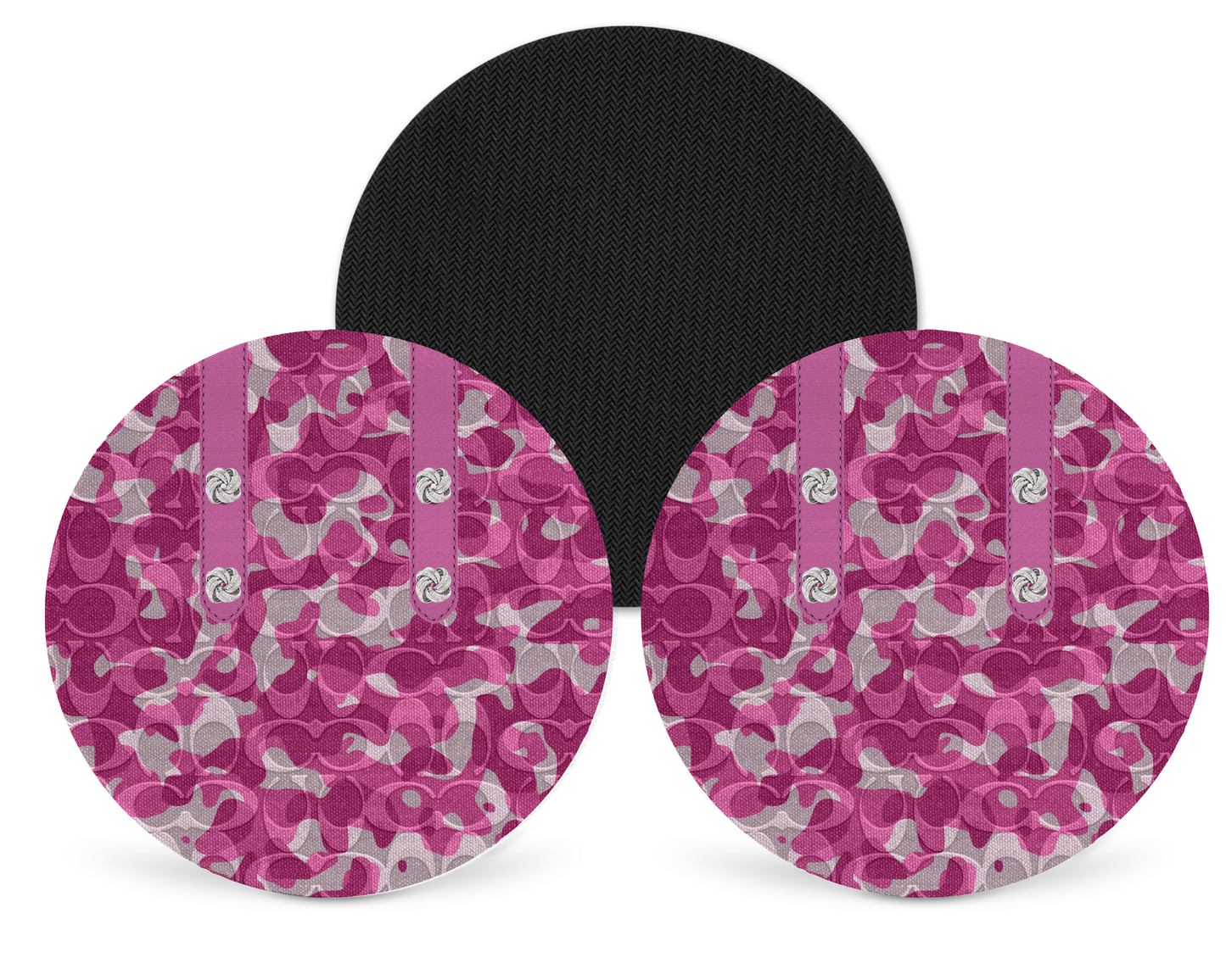 Coach Inspired Neoprene Drink Coaster x2 (002)