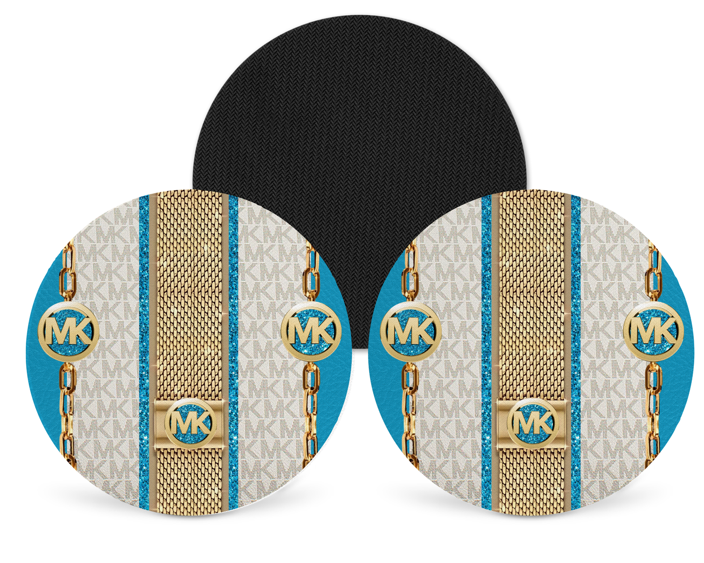 Michael Kors Inspired Neoprene Drink Coaster x2 (009)