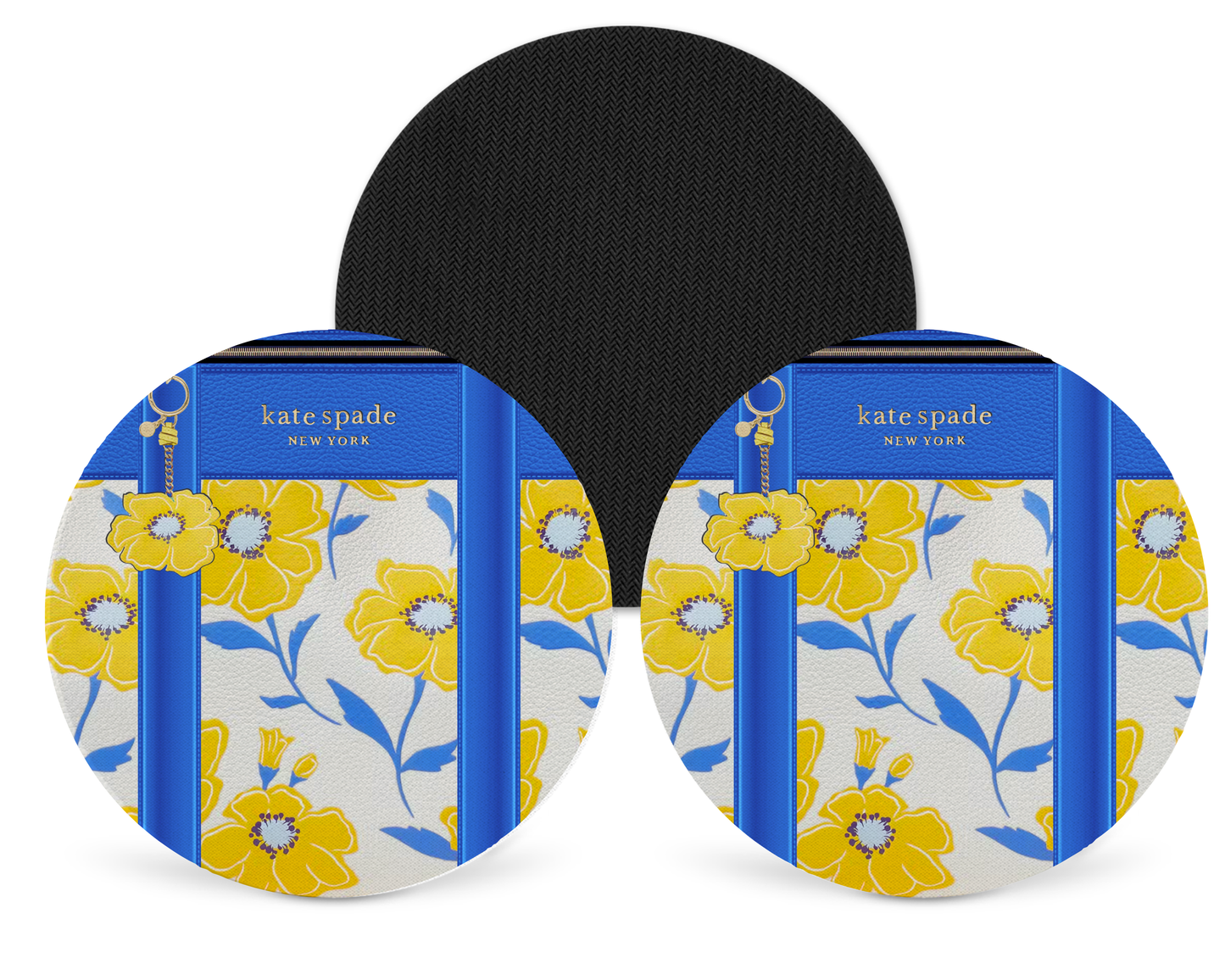 Katie Spade Inspired Neoprene Drink Coaster x2 (012)