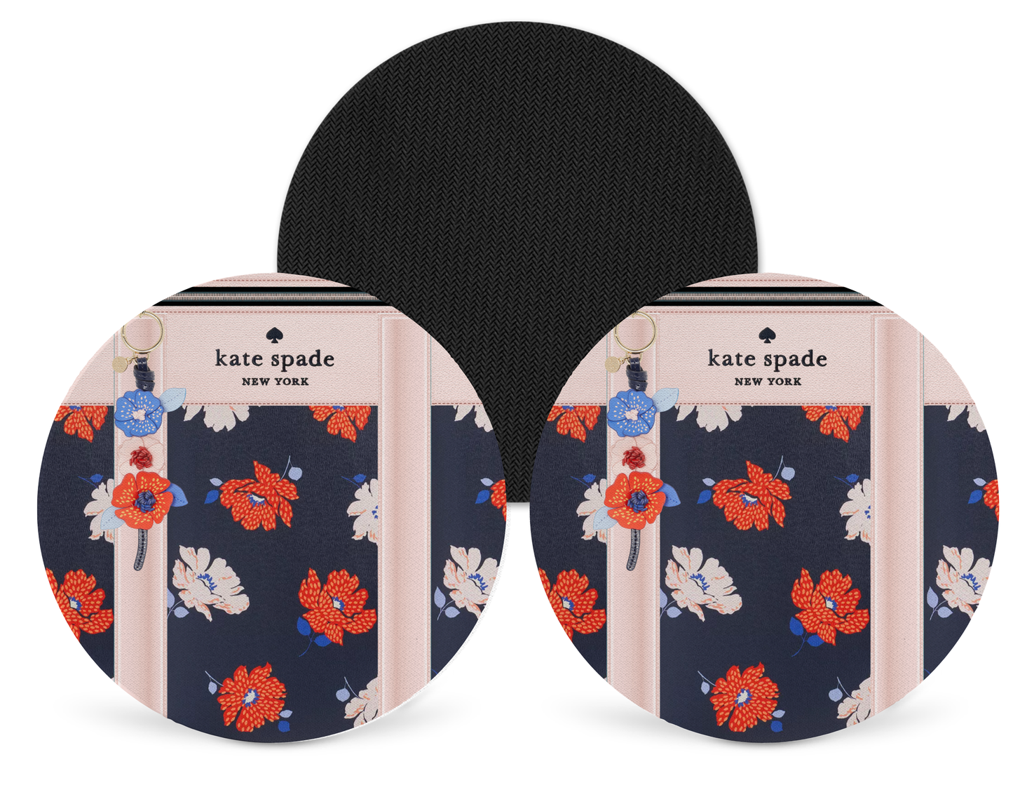 Katie Spade Inspired Neoprene Drink Coaster x2 (013)