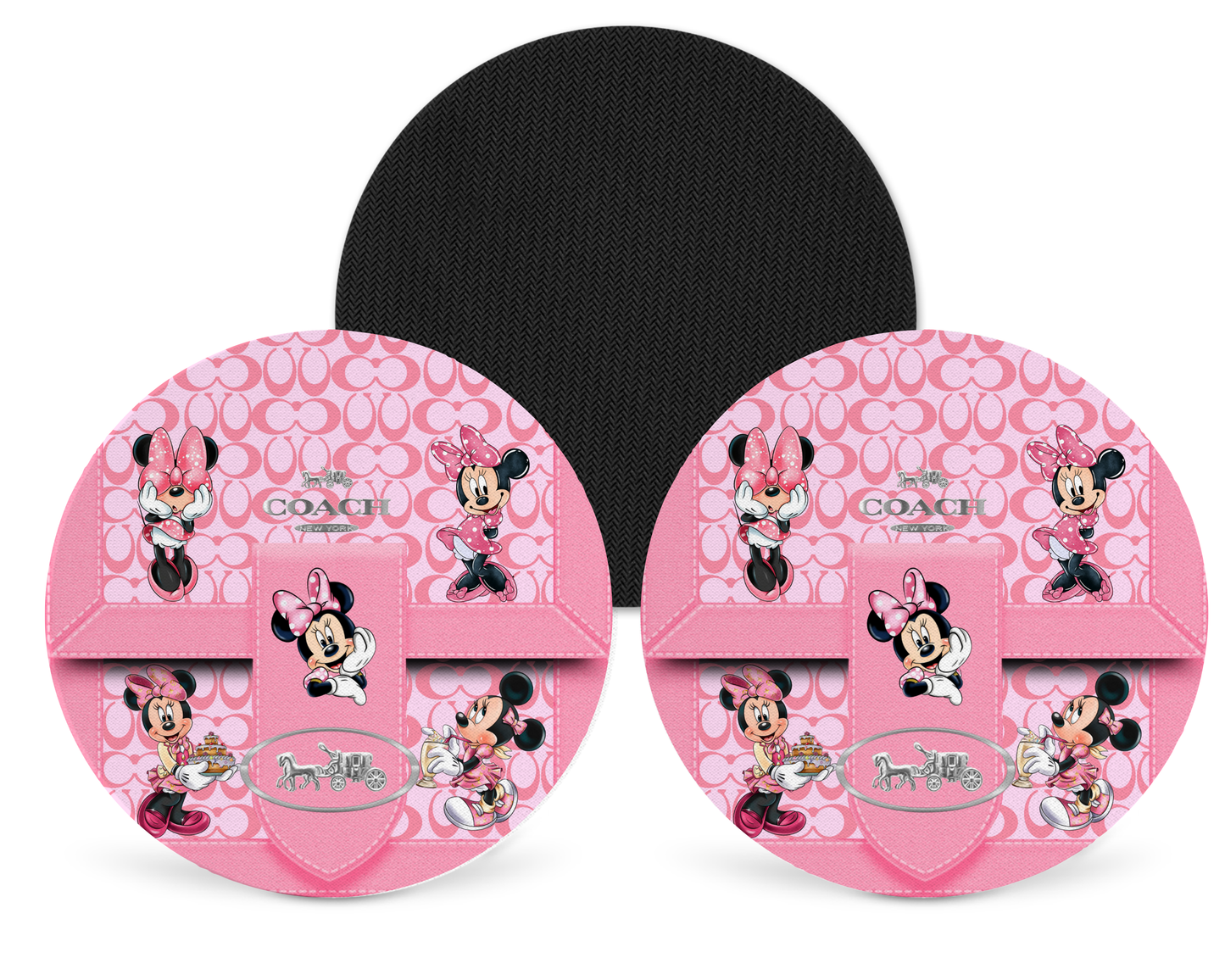 Coach Inspired Neoprene Drink Coaster x2 (181)