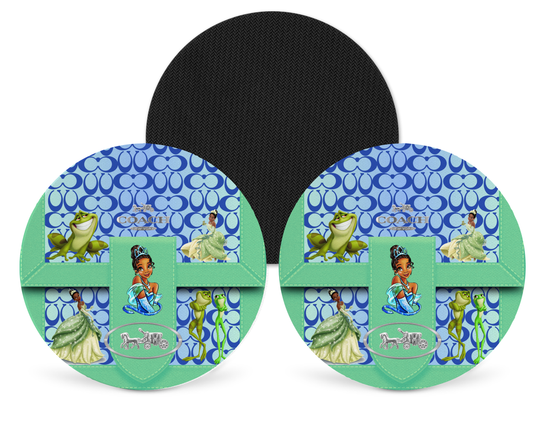 Coach Inspired Neoprene Drink Coaster x2 (178)