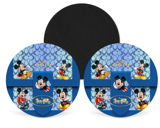 Coach Inspired Neoprene Drink Coaster x2 (177)