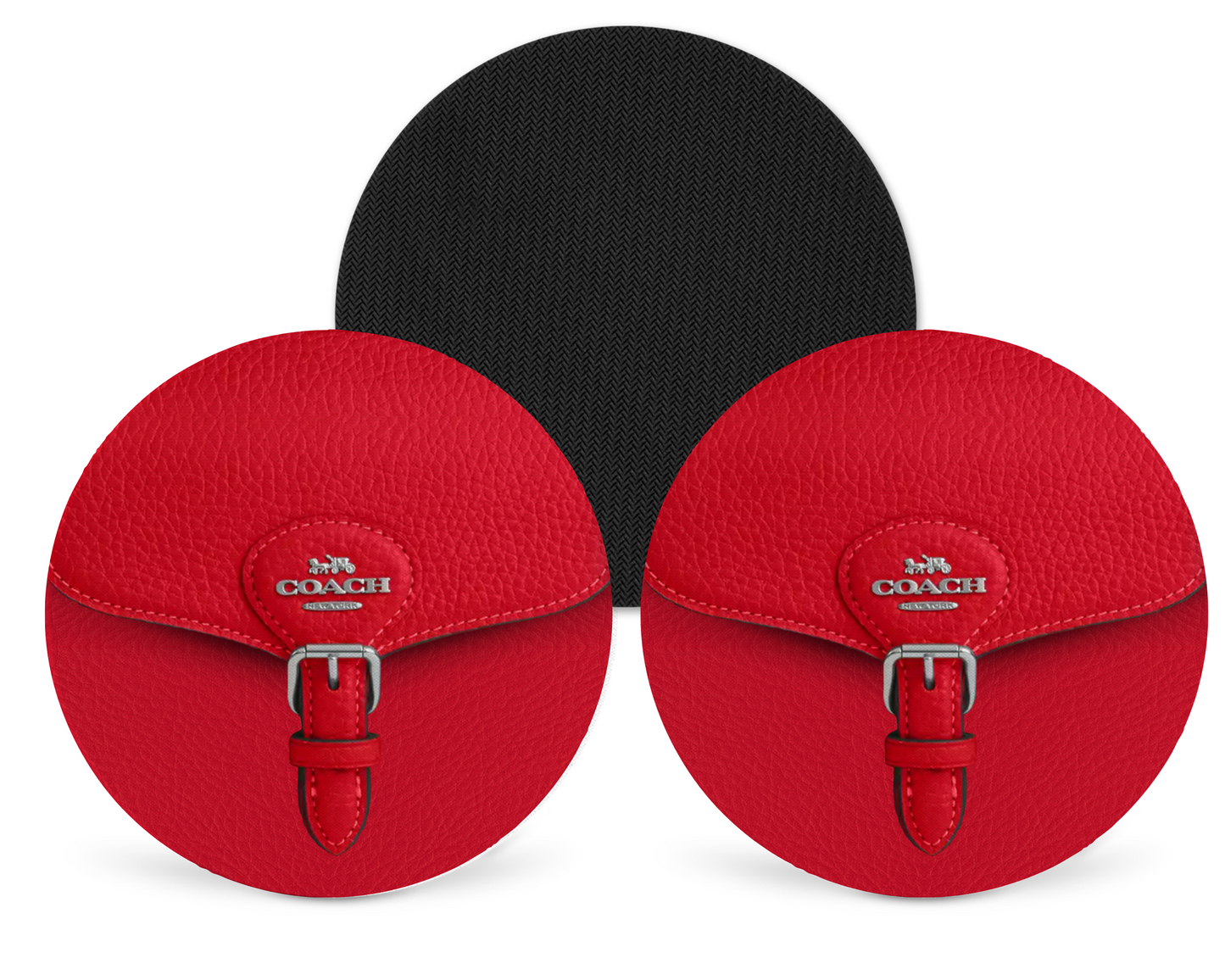 Coach Inspired Neoprene Drink Coaster x2 (010)