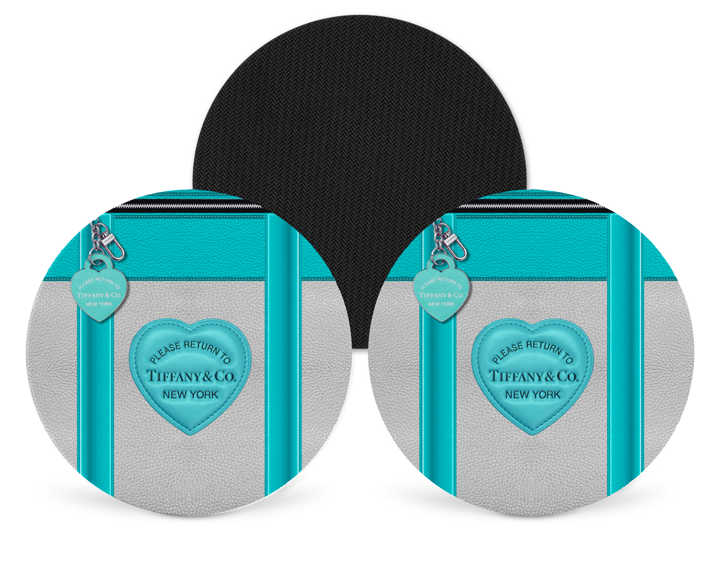 Tiffany Inspired Neoprene Drink Coaster x2 (002)