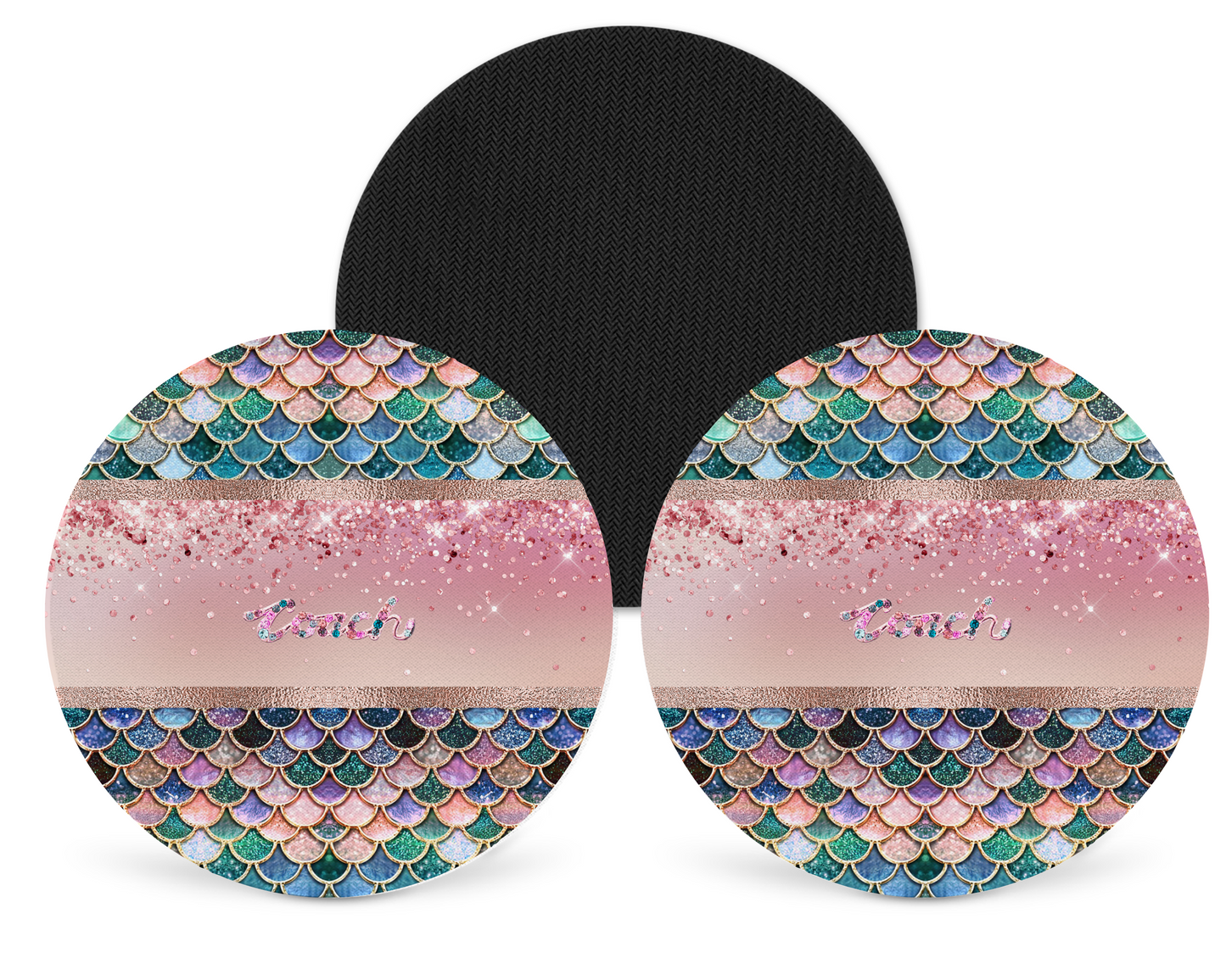 Coach Inspired Neoprene Drink Coaster x2 (058)