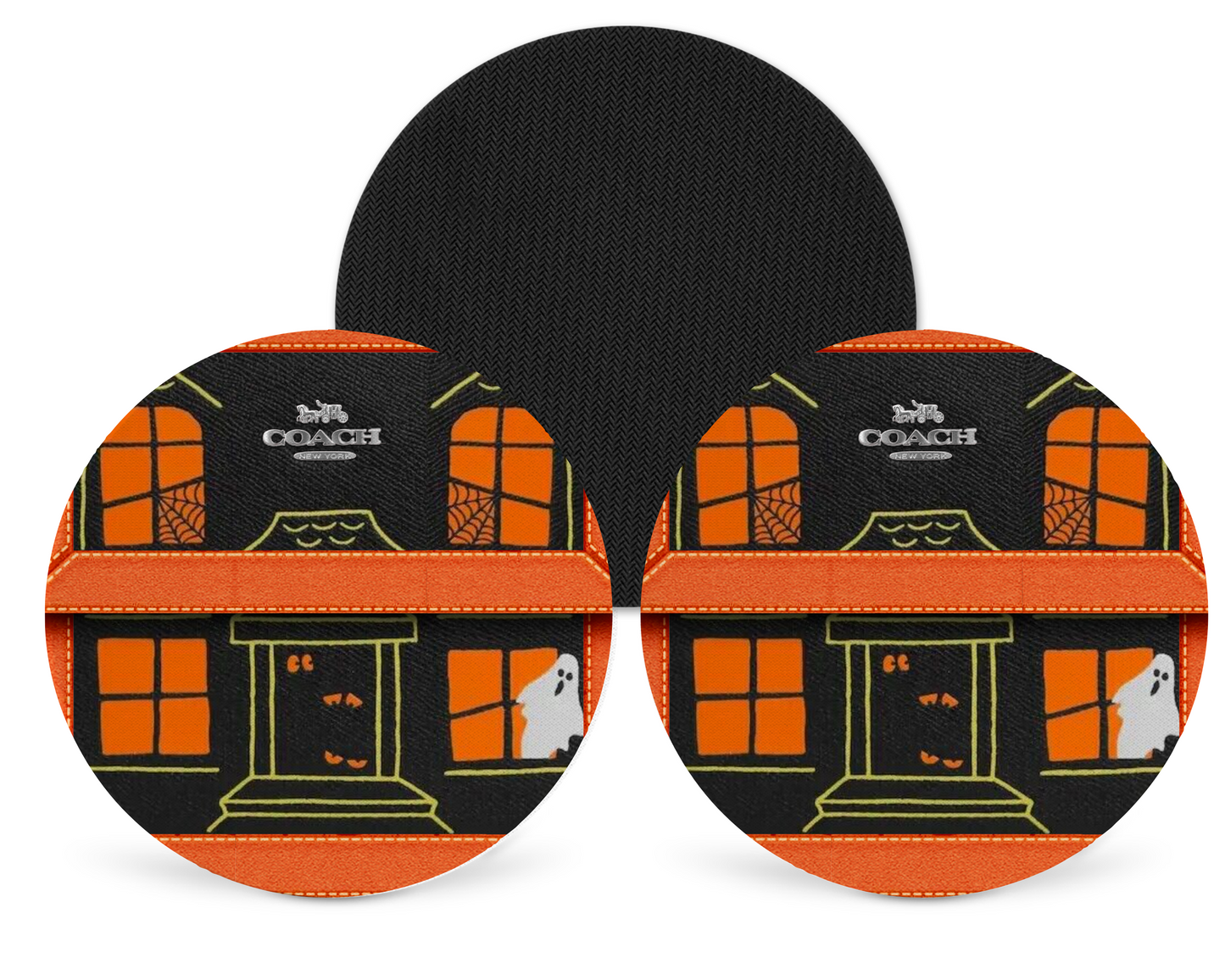 Coach Inspired Neoprene Drink Coaster x2 (148)