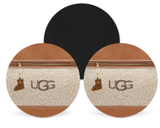 Ugg Inspired Neoprene Drink Coaster x2 (007)