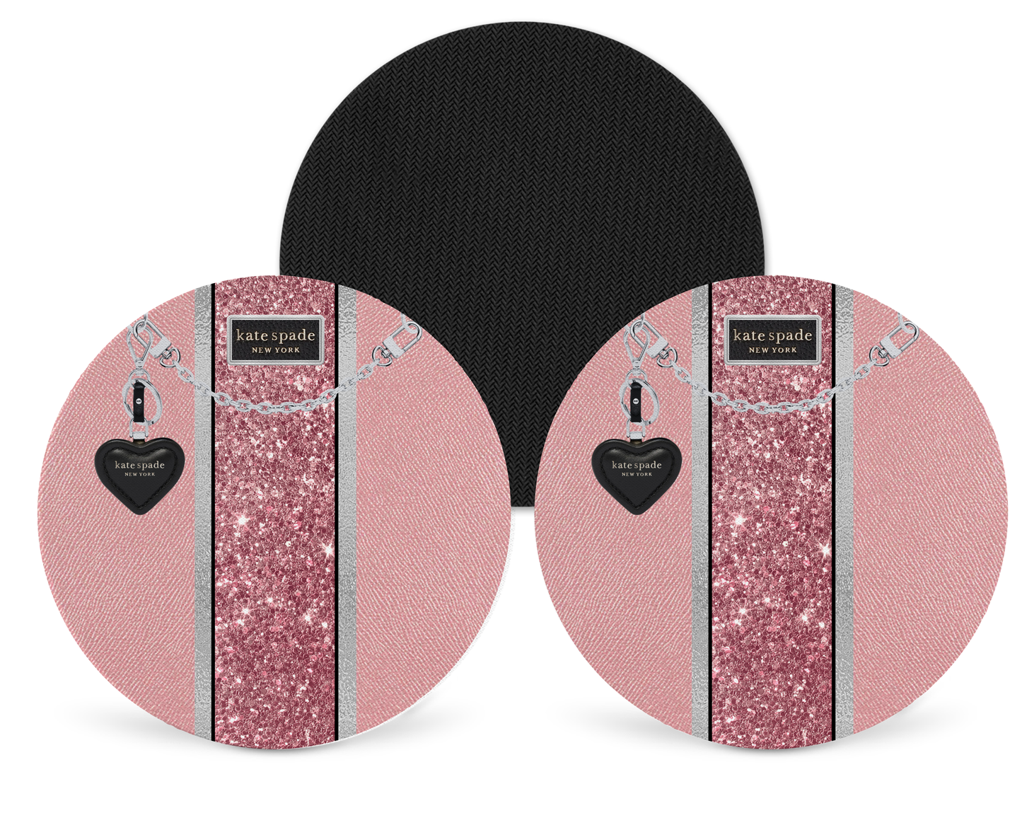 Katie Spade Inspired Neoprene Drink Coaster x2 (004)