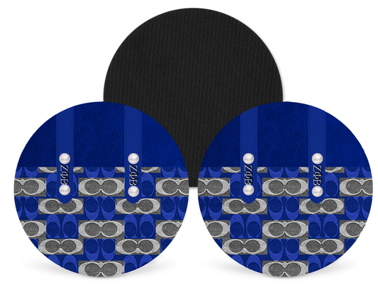 Coach Inspired Neoprene Drink Coaster x2 (015)