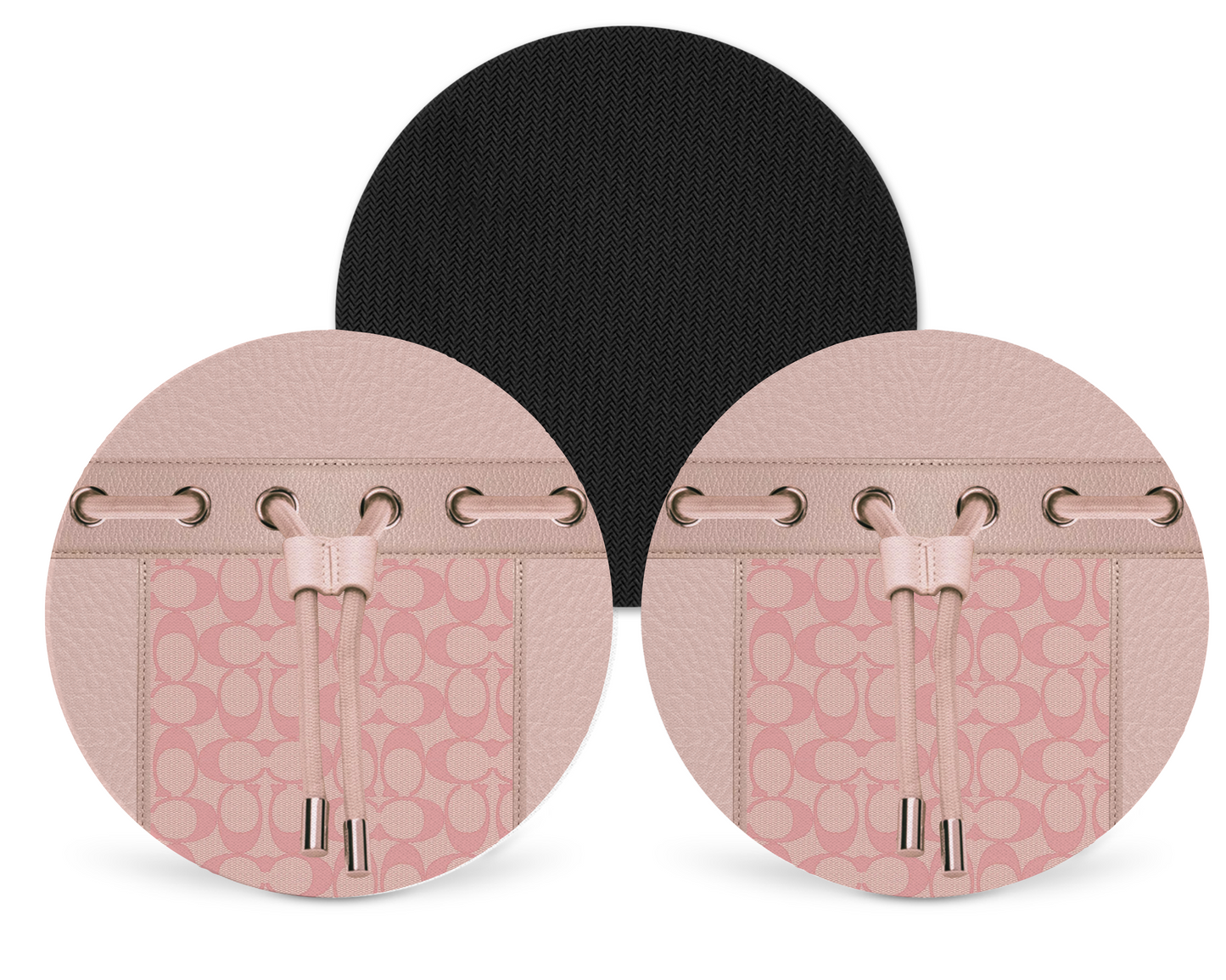 Coach Inspired Neoprene Drink Coaster x2 (078)