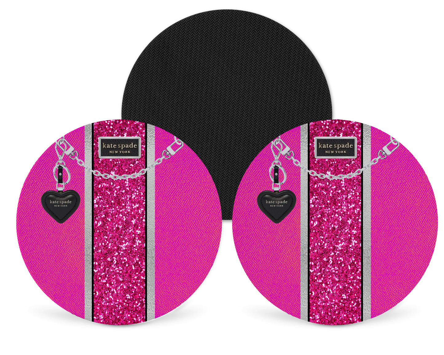 Katie Spade Inspired Neoprene Drink Coaster x2 (005)