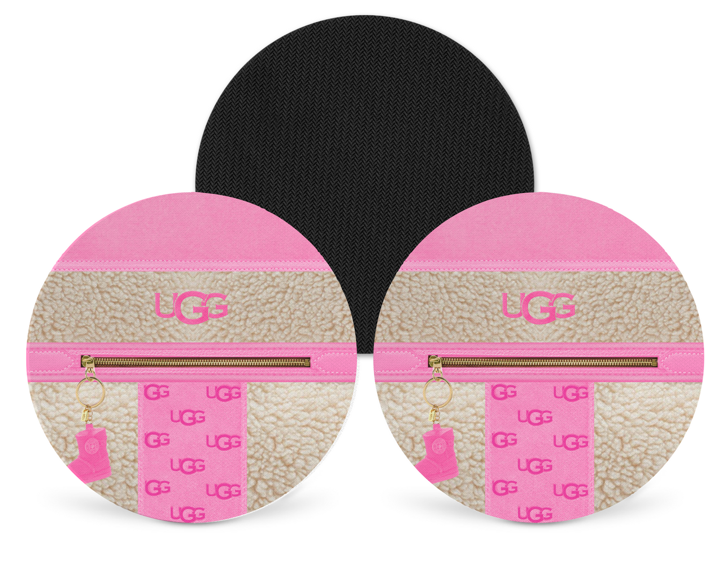 Ugg Inspired Neoprene Drink Coaster x2 (005)