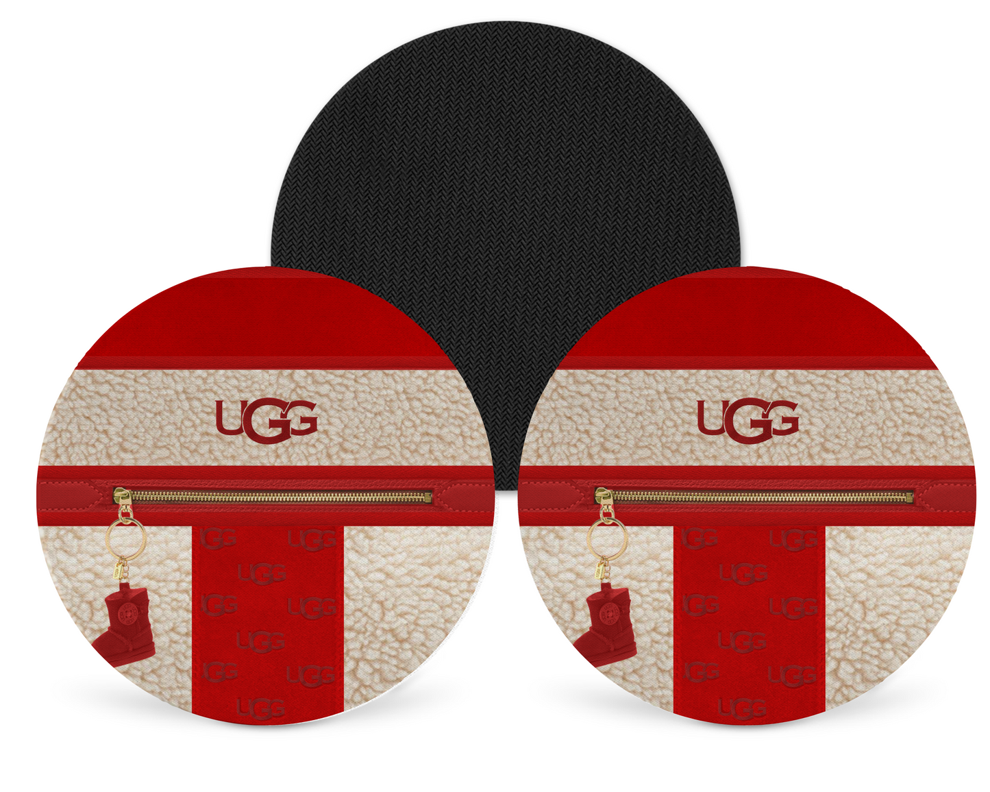 Ugg Inspired Neoprene Drink Coaster x2 (006)