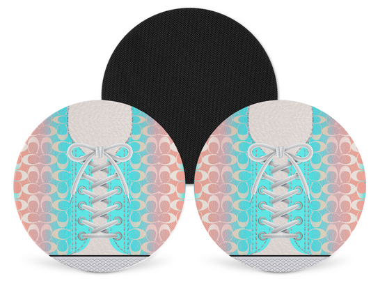 Coach Inspired Neoprene Drink Coaster x2 (031)