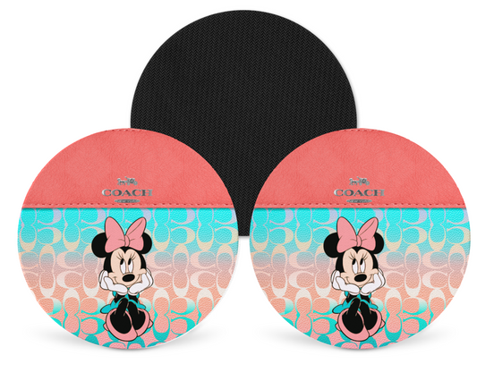 Coach Inspired Neoprene Drink Coaster x2 (143)