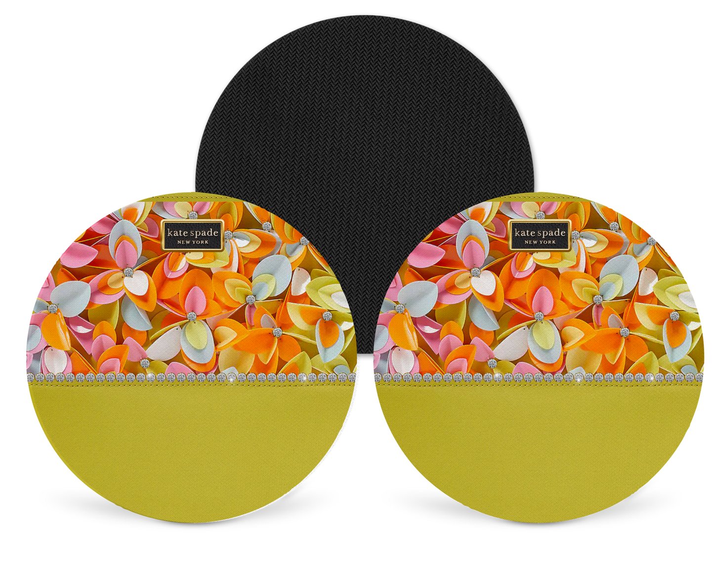 Katie Spade Inspired Neoprene Drink Coaster x2 (010)