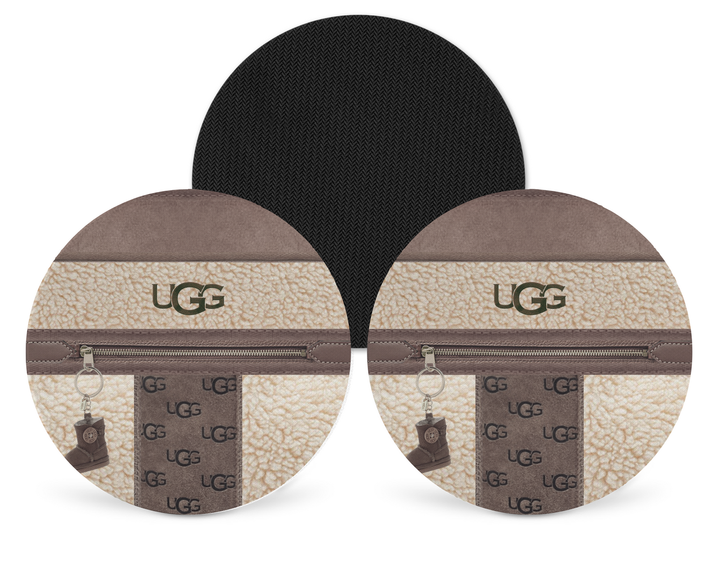 Ugg Inspired Neoprene Drink Coaster x2 (002)