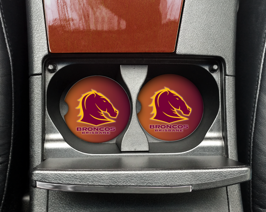 Brisbane Broncos Car Coasters (001)