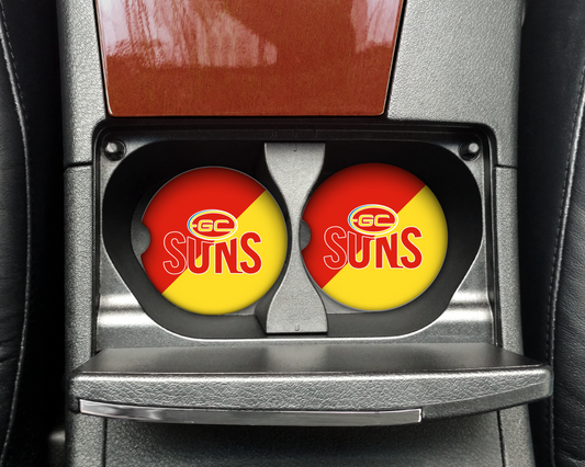 Gold Coast Suns Car Coasters (002)