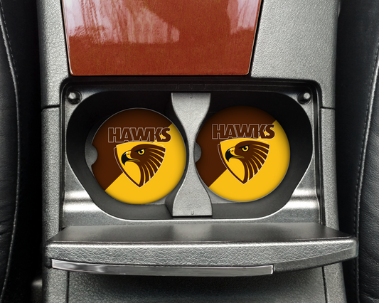 Hawthorn Hawks Car Coasters (002)