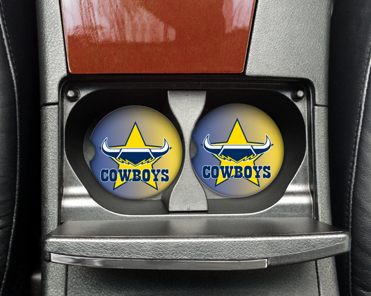North Queensland Cowboys Car Coasters (001)