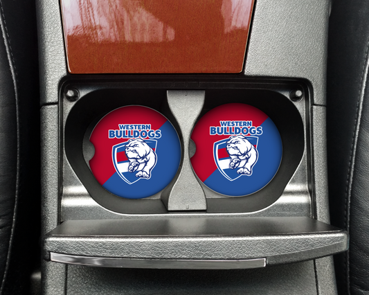 Western Bulldogs Car Coasters (001)